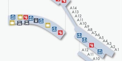 მადრიდის barajas ტერმინალი რუკა