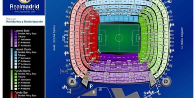 Santiago bernabeu გახდა სტადიონი რუკა