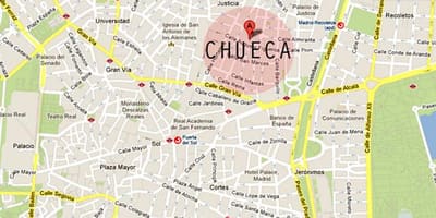 მადრიდის chueca რუკა