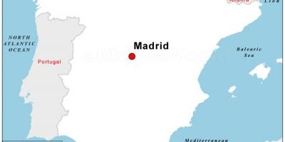 რუკა დედაქალაქში ესპანეთი