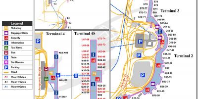 მადრიდის საერთაშორისო აეროპორტის რუკა