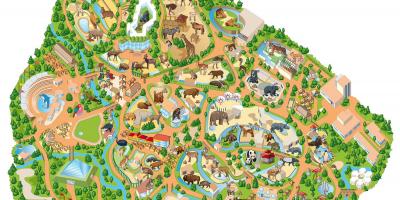 რუკა მადრიდის zoo
